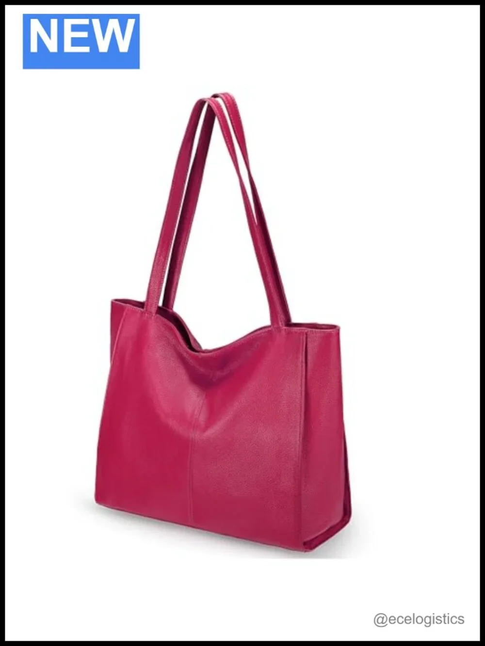 Women's Real Leather Large Tote Handbag Shoulder Bag Laptop